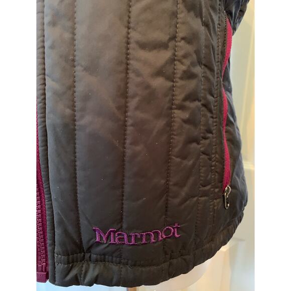 Marmot puffer sz xs part of 3 in 1 coat Gray and pink - Picture 9 of 9